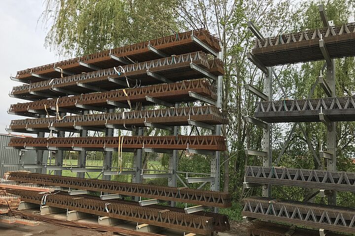 cantilever racking system, galvanized