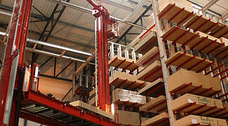 cantilever racking, automatic warehouse, stacker crane