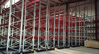 mobile racking pallet rack